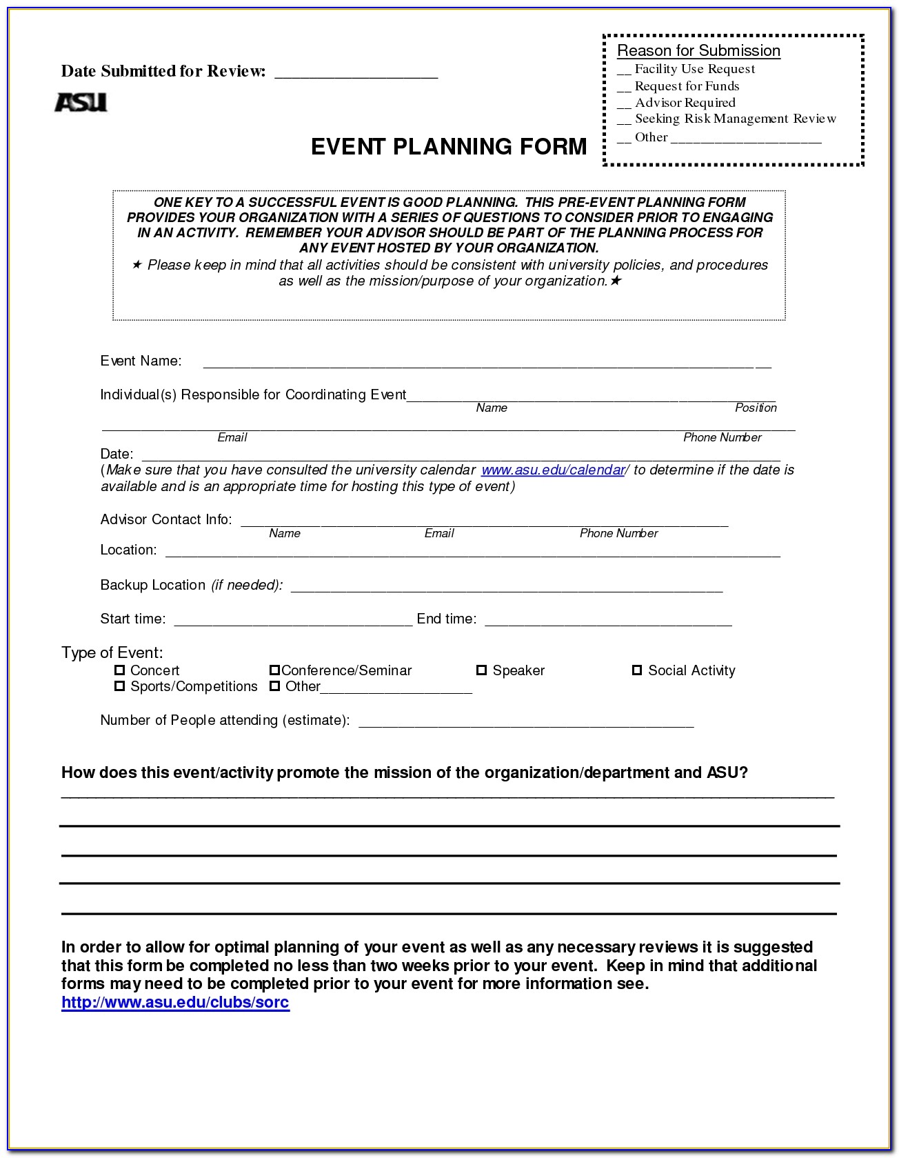 Vevent Planner Contract Templates