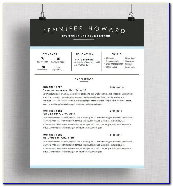 Best Resume Templates Free Download