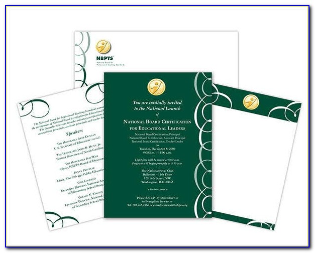 Business Invitation Card Template Word