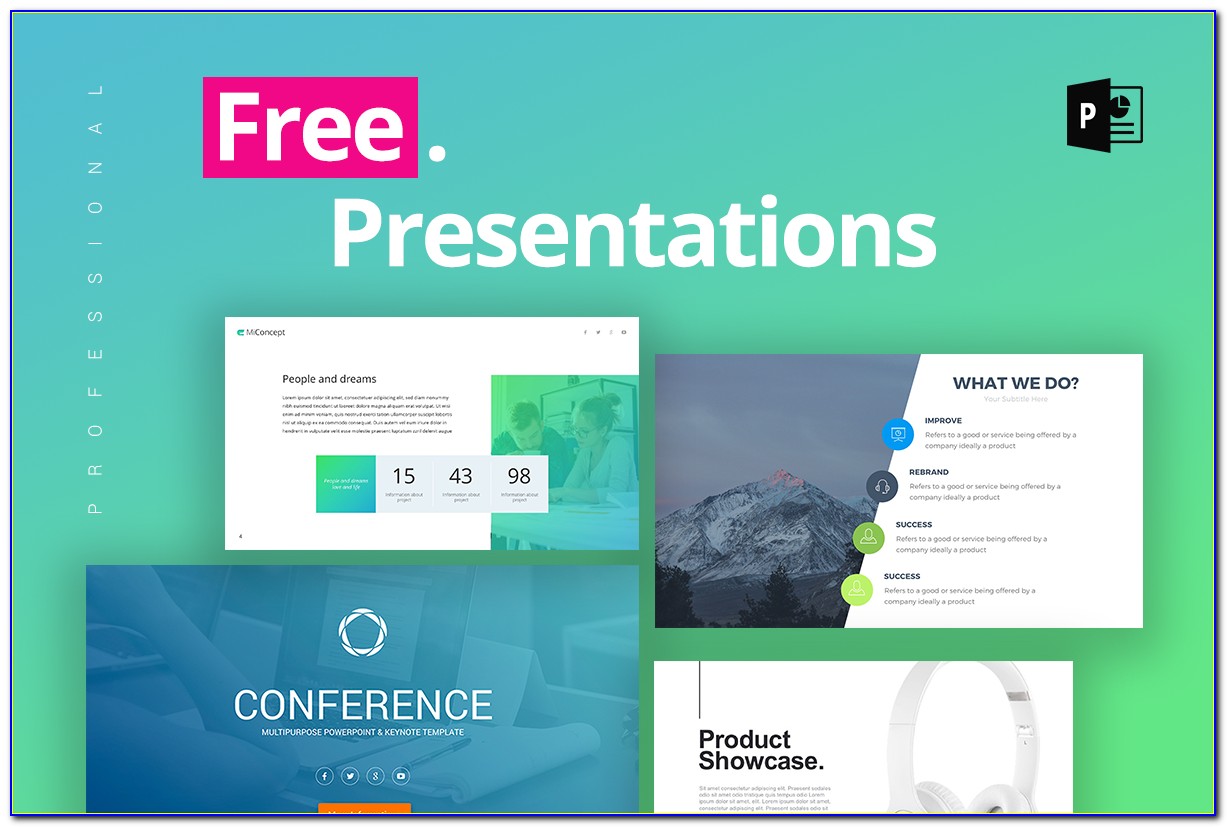 Business Presentation Ppt Template Free