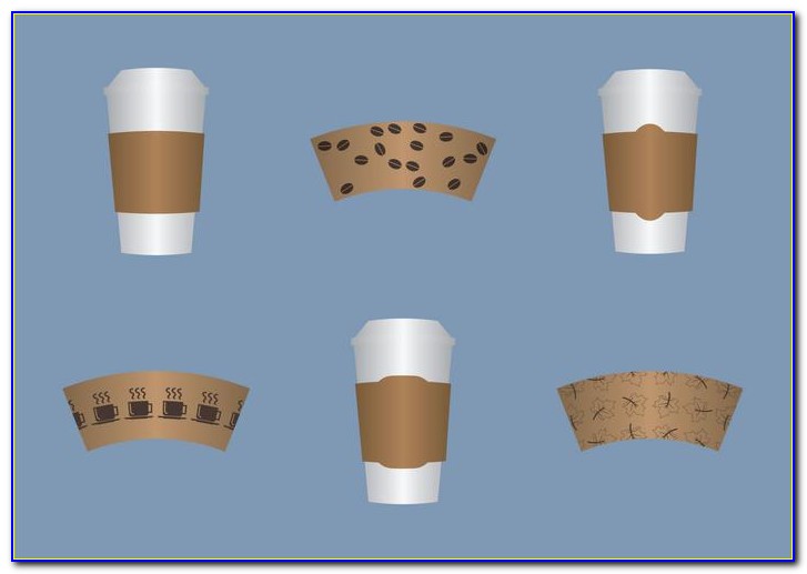 Coffee Cup Cover Template