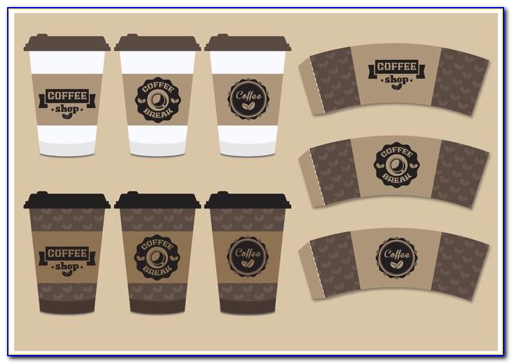Coffee Sleeve Template Illustrator