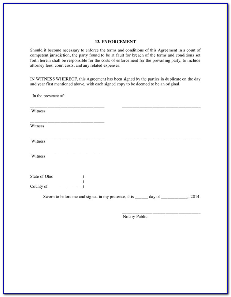 Cohabitation Agreement Form Alberta