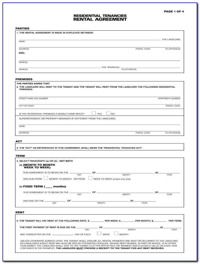 Commercial Lease Agreement Template Wa