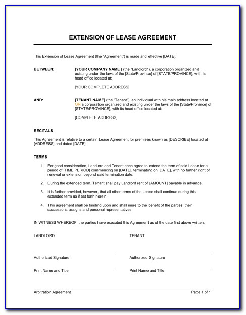 Commercial Lease Application Form Ontario