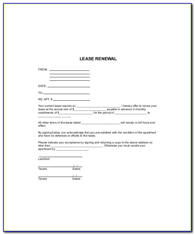 Commercial Lease Contract Template Free