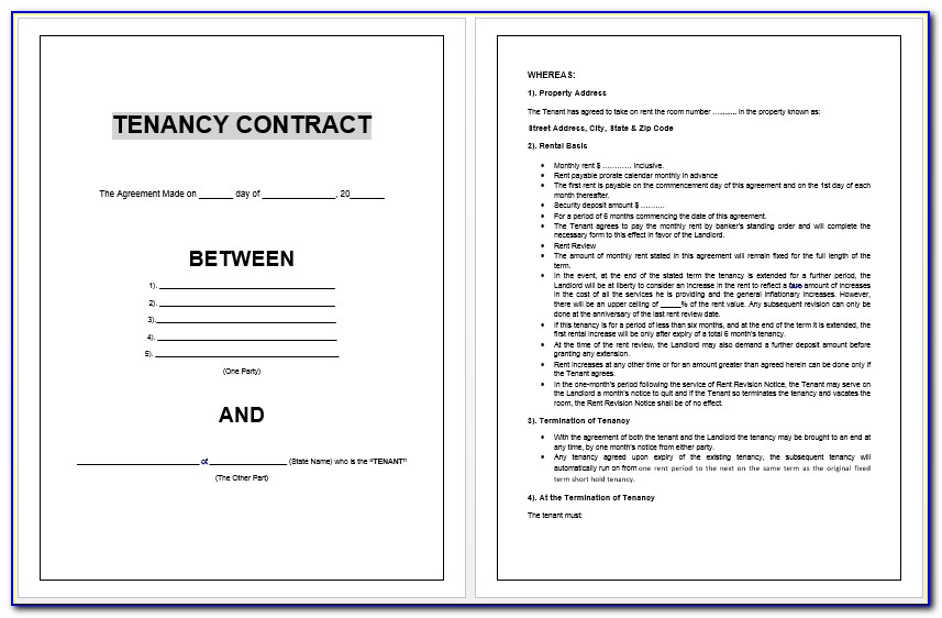 Commercial Property Lease Agreement Form