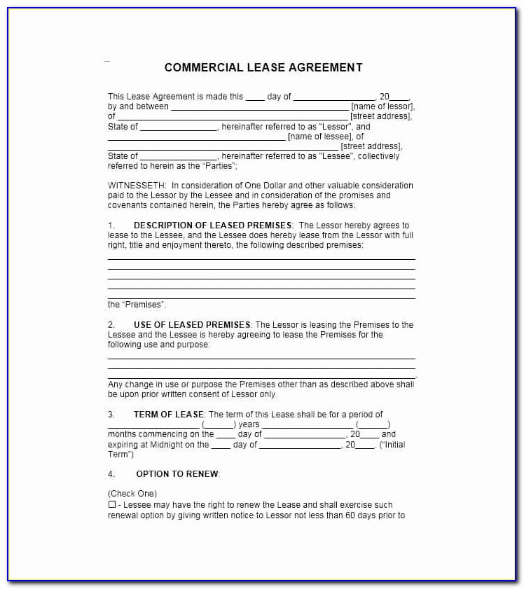 Commercial Real Estate Feature Sheet Template