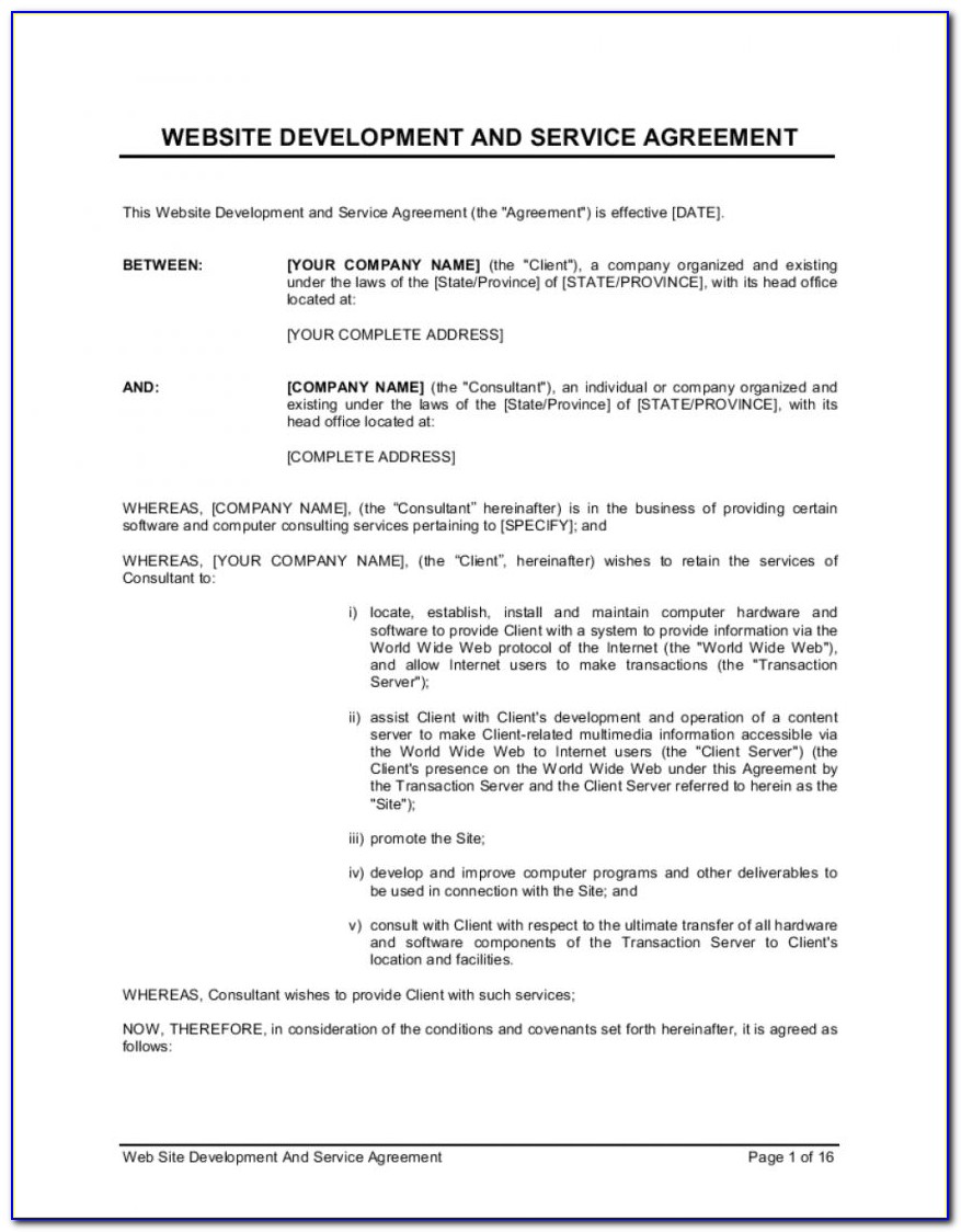 Commission Contract Template Pdf