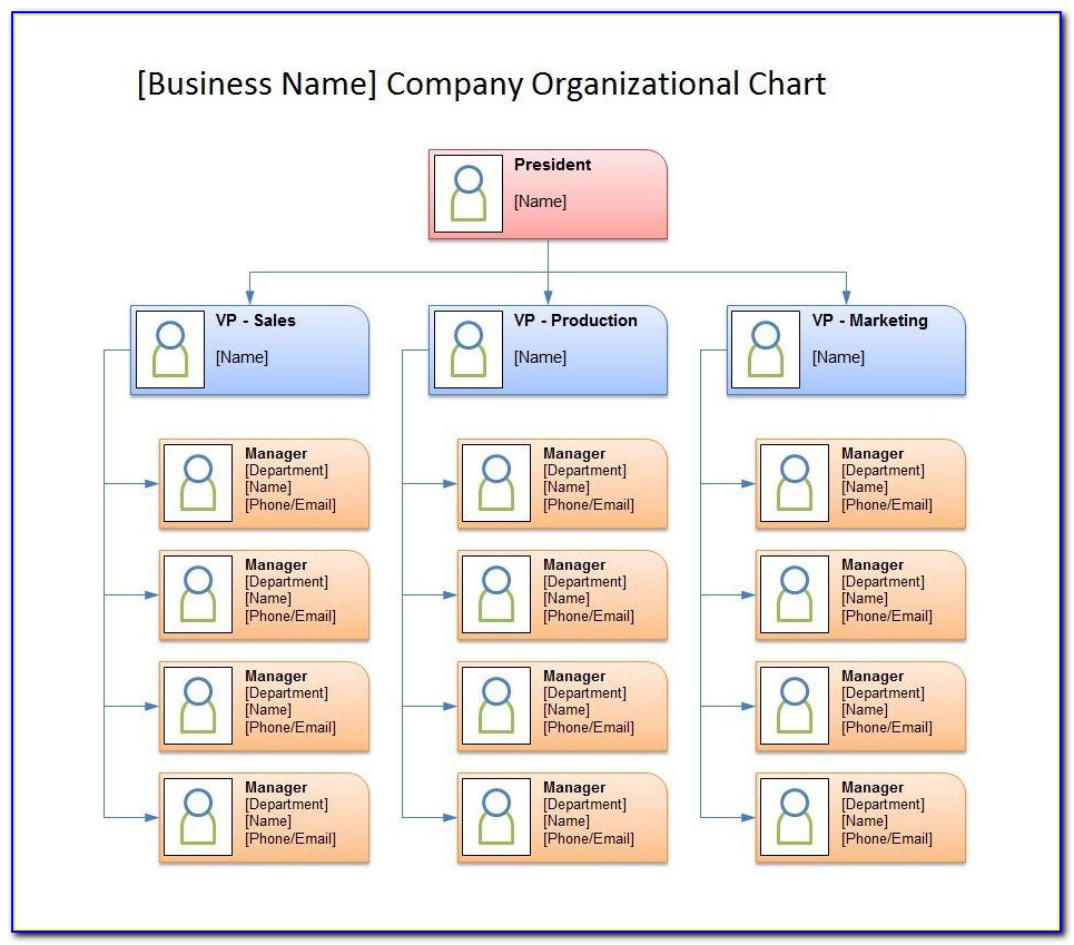 Company Organization Chart Format