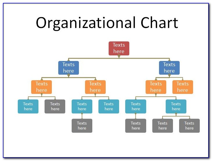 Company Organizational Chart Powerpoint Template