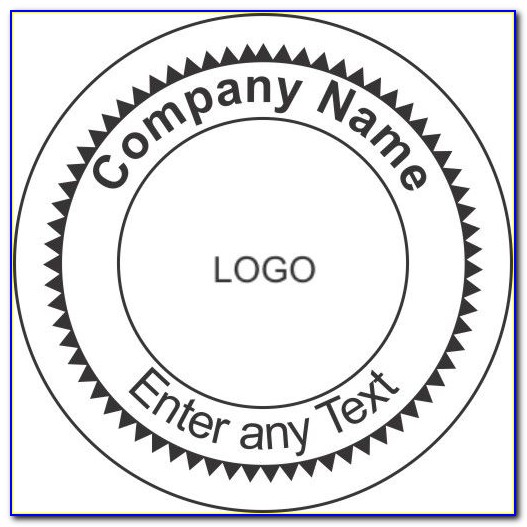 Company Stamp Template Psd