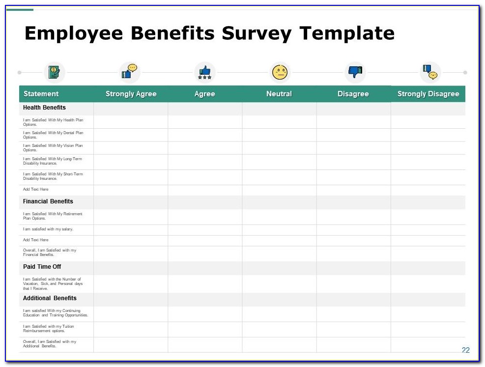 Compensation And Benefits Proposal Template