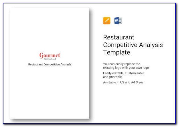 Competitive Analysis Report Template Ppt