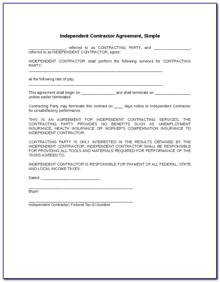 Construction Contract Template Word Free
