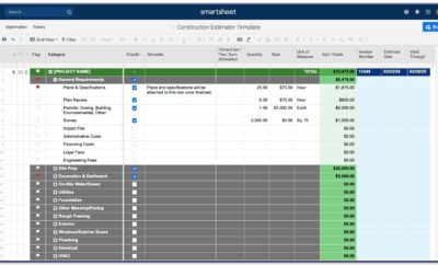 Construction Project Costing Template Excel