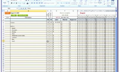 Construction Project Progress Report Template Excel
