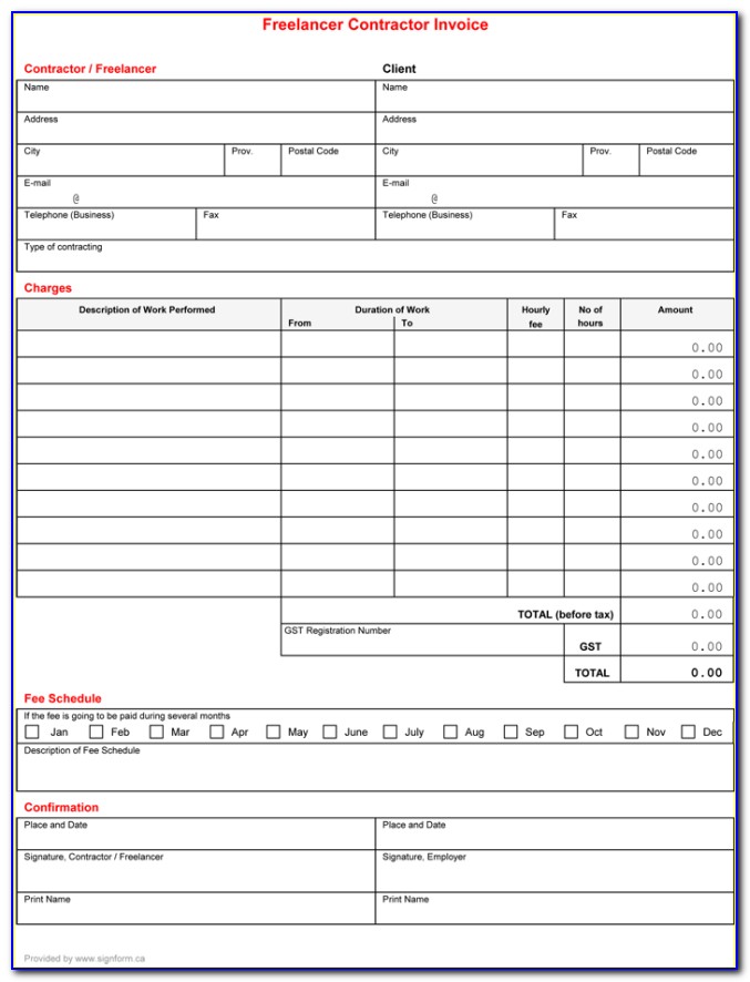 Construction Proposal Template Excel