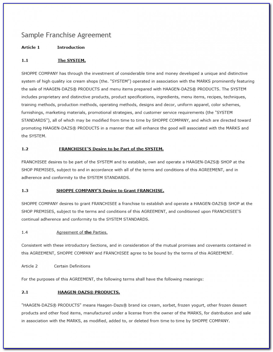 Contract Agreement Template Nz