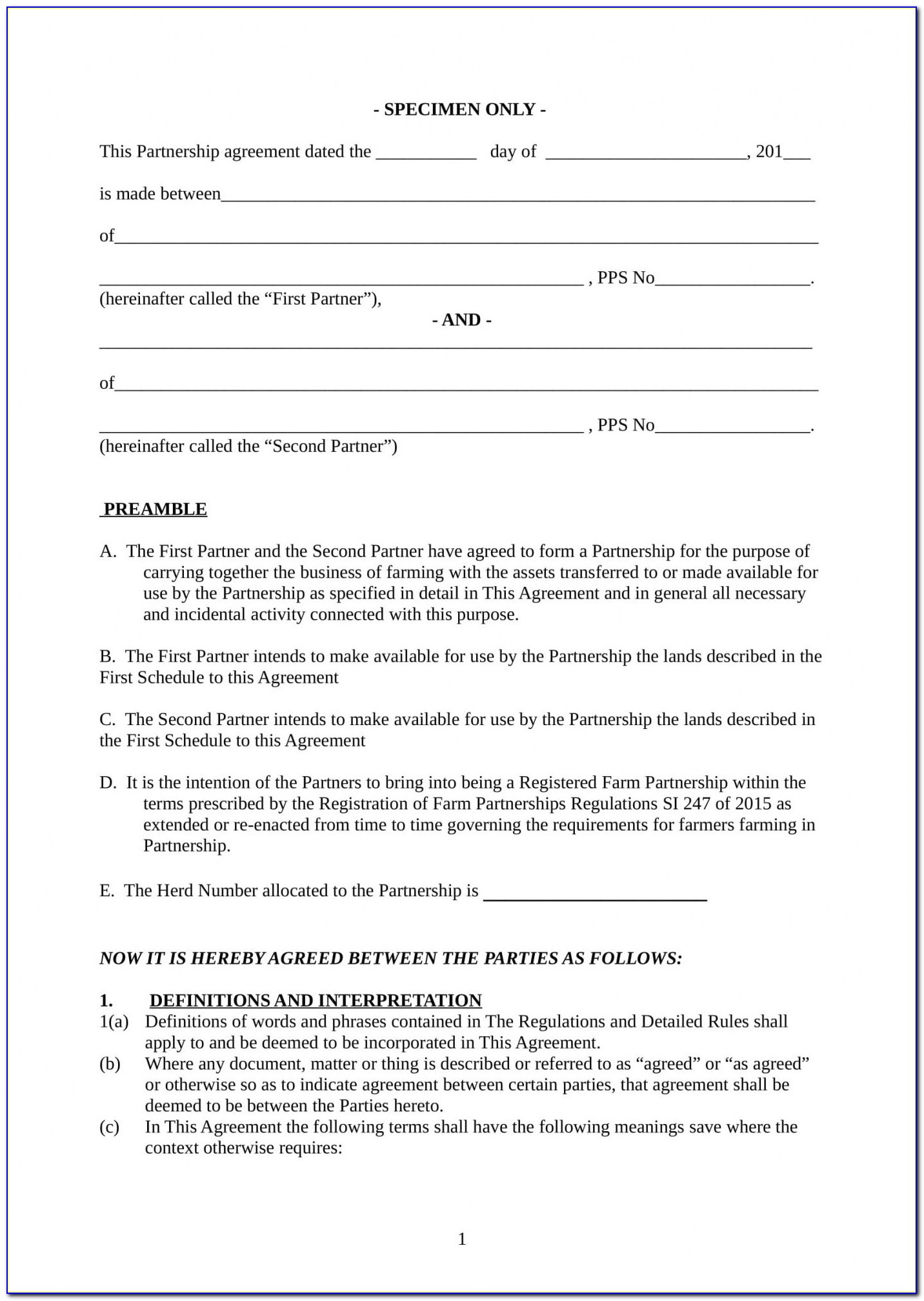 Contract For Catering Template Free