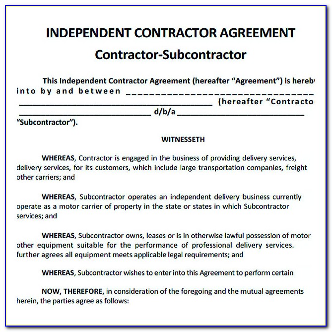 Contract Forms For Electrical Contractors