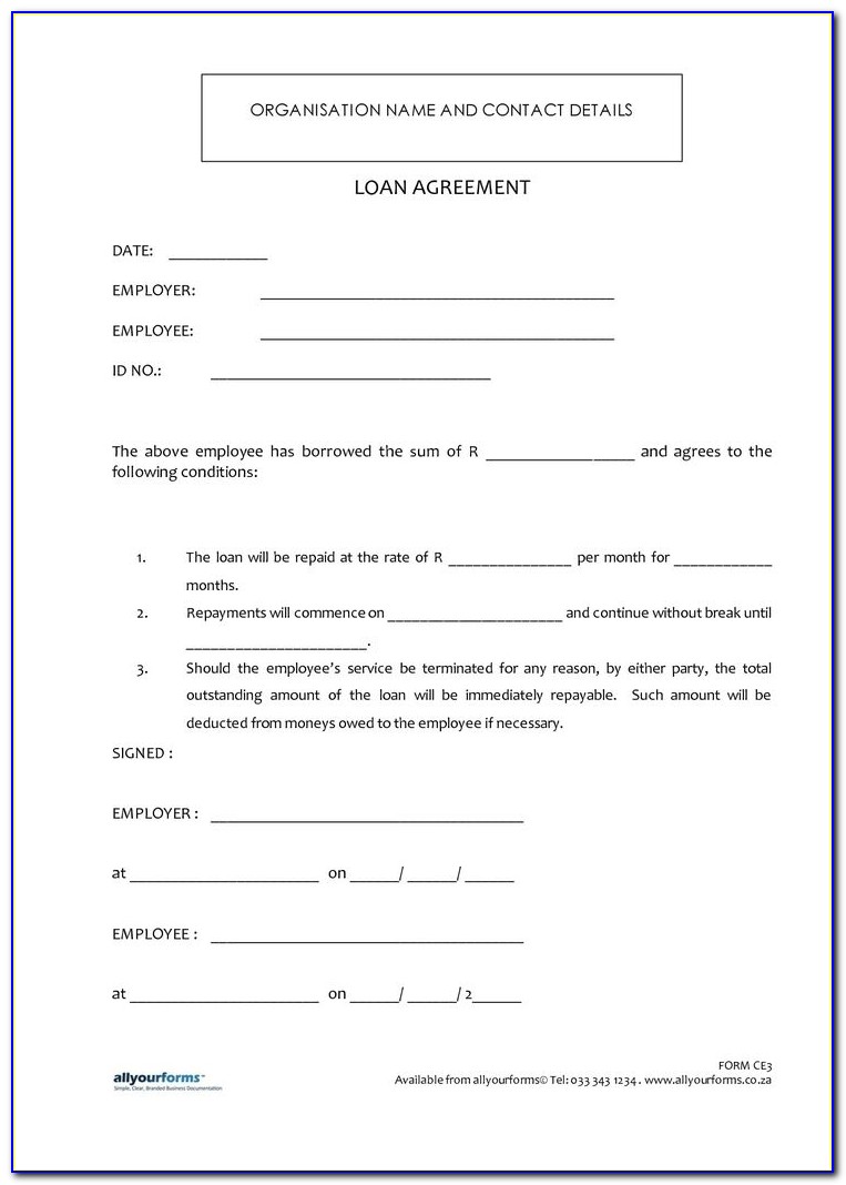 Contract To Hire Agreement Template