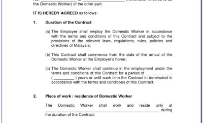 Contract Worker Agreement Template