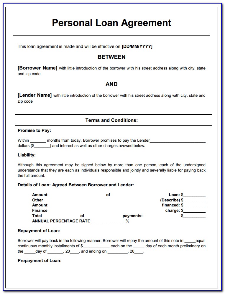 Contractor Agreement Template Word Free