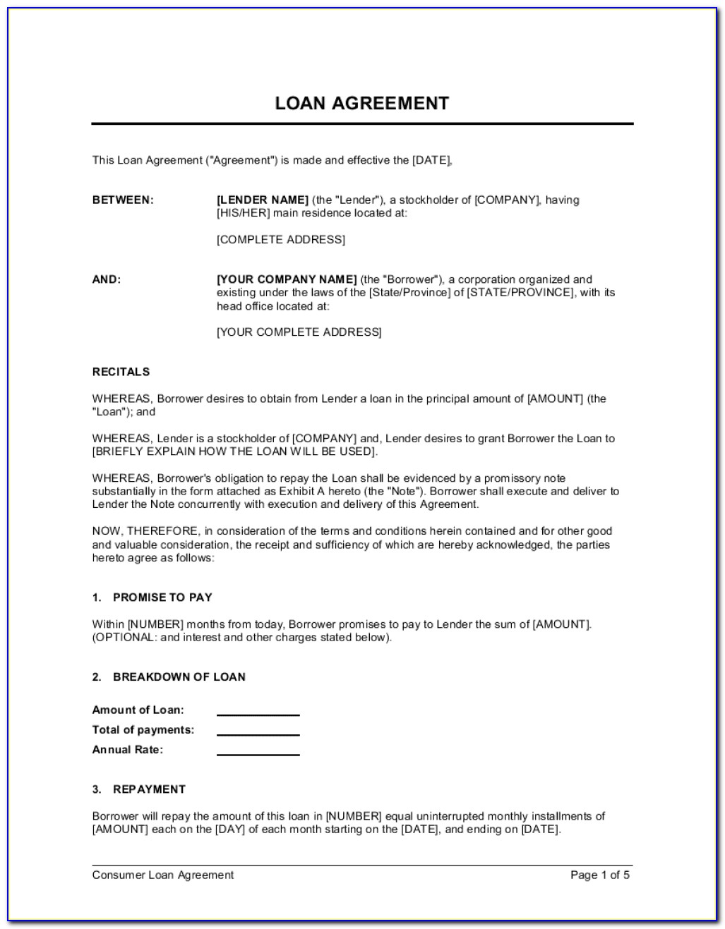 Contractor Contract Example Uk