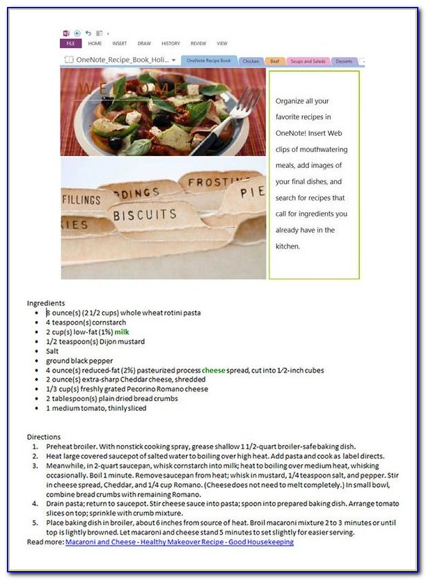 Cookbook Template For Microsoft Word 2010