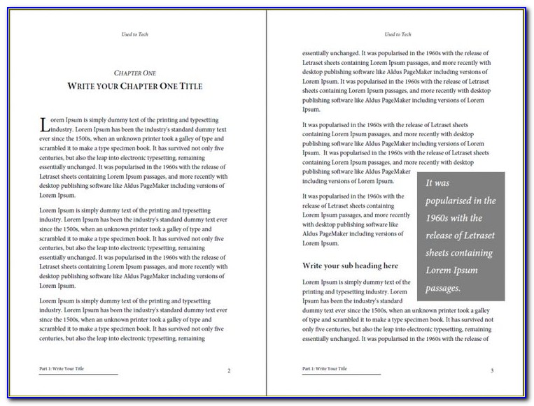 Cookbook Template For Word 2010
