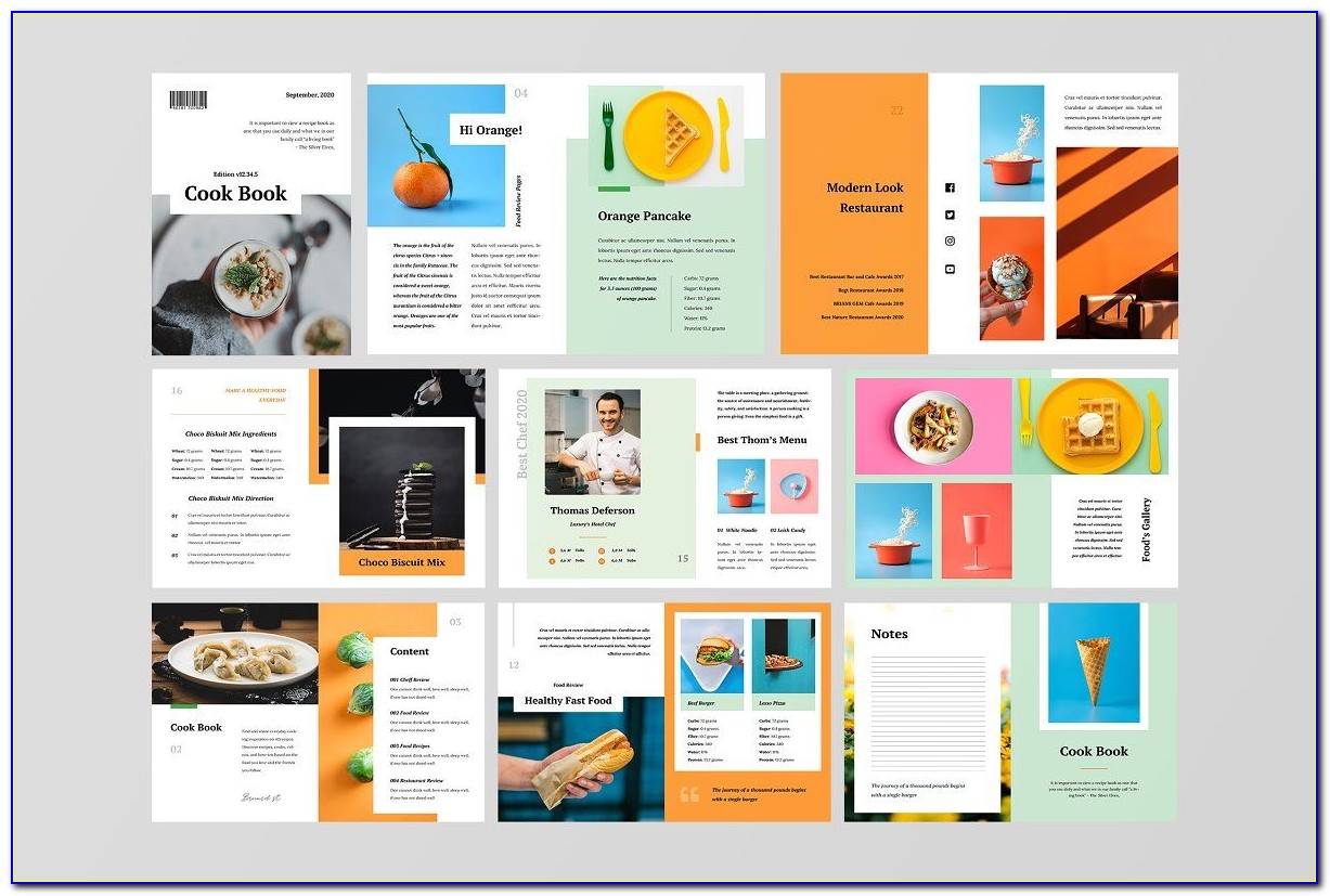 Cookbook Templates For Mac Pages