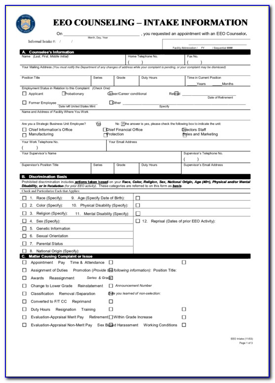 Counseling Consent Form Template