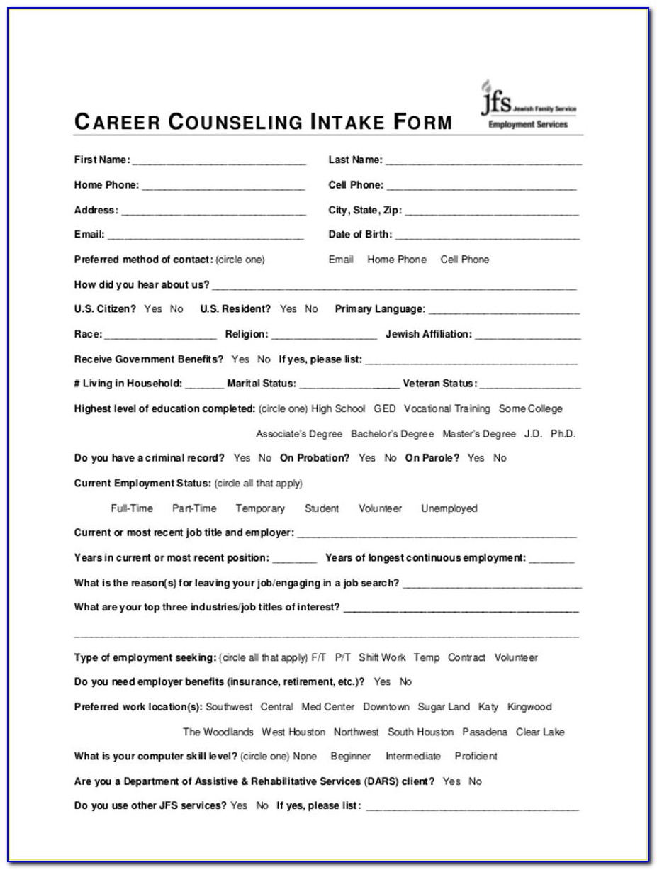 Counseling Forms Templates Army