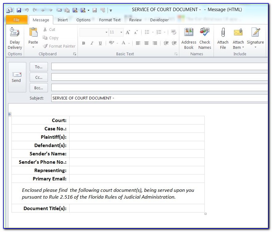 Creating An Email Signature Template For Outlook