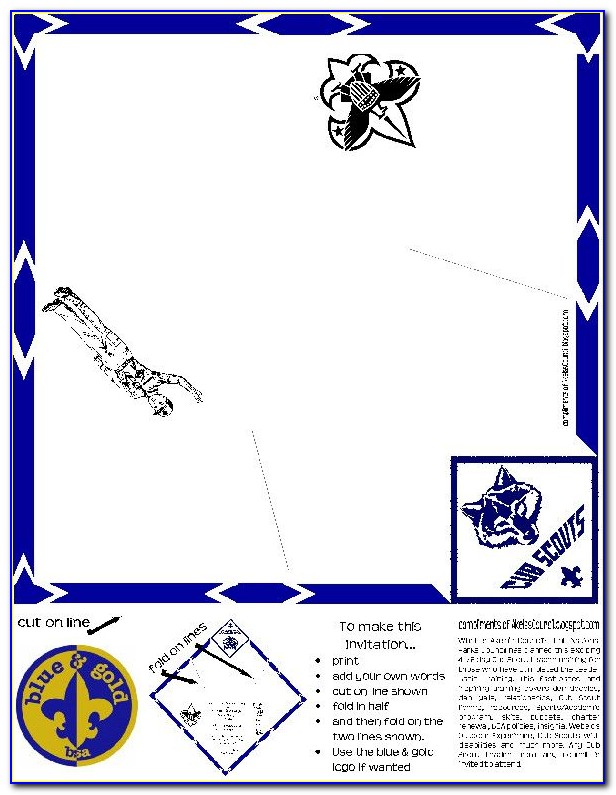 Cub Scout Pack Newsletter Template