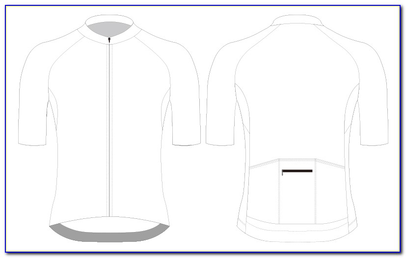 Custom Cycling Jersey Design Template