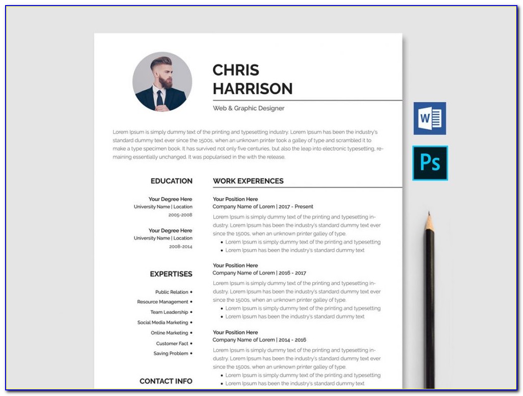 Cv Templates Free Download Word Document Editable