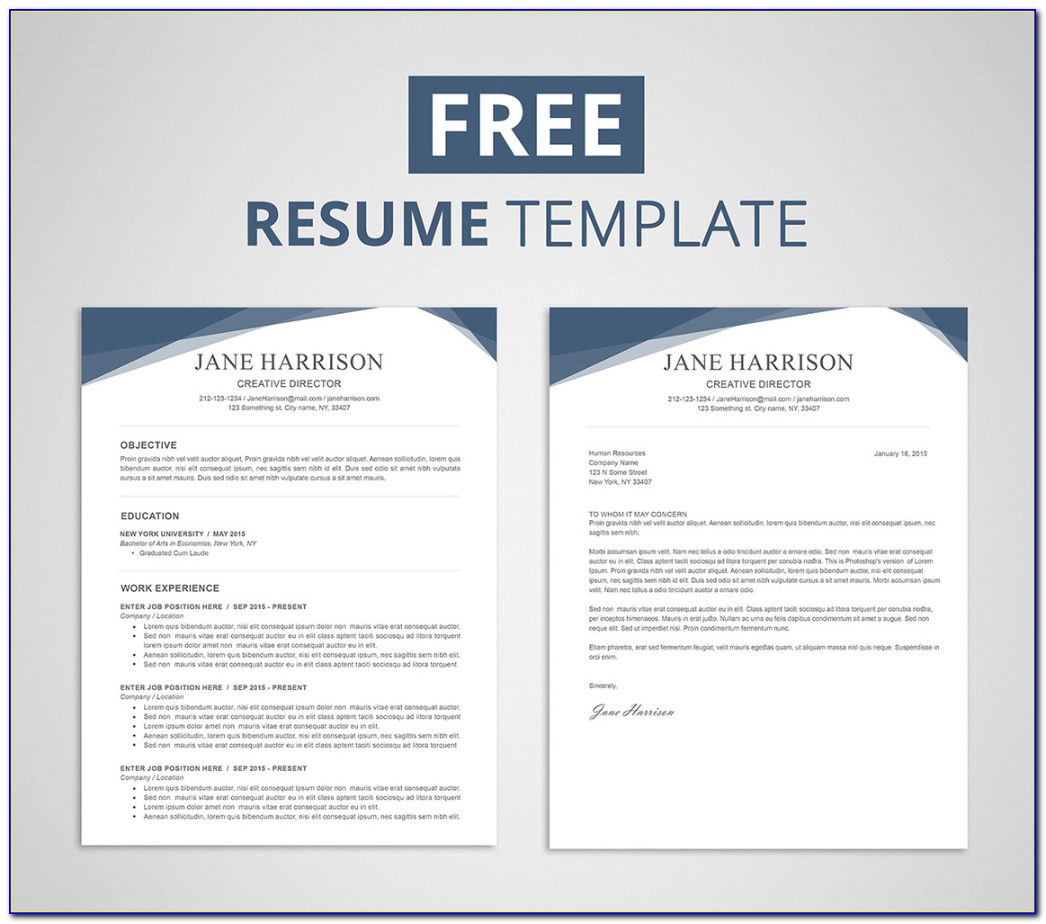 Cv Templates Free Download Word Document Simple