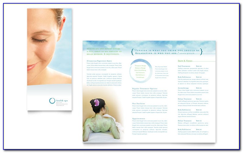 Day Spa Brochure Templates Free