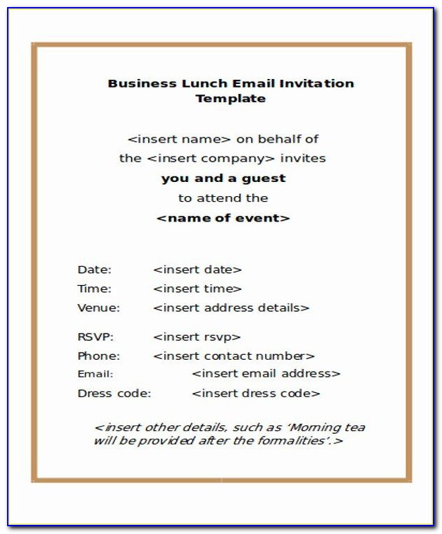 Dinner Invitation Email Templates