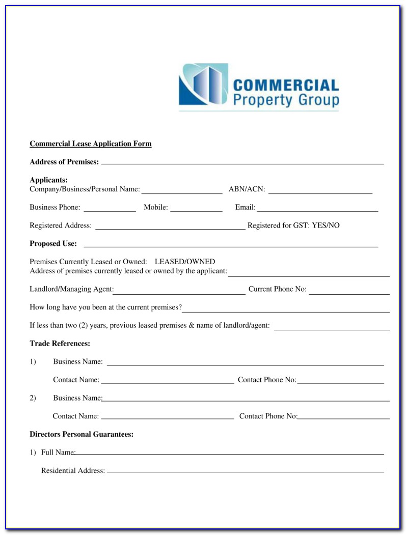 Free Commercial Property Rental Agreement Template