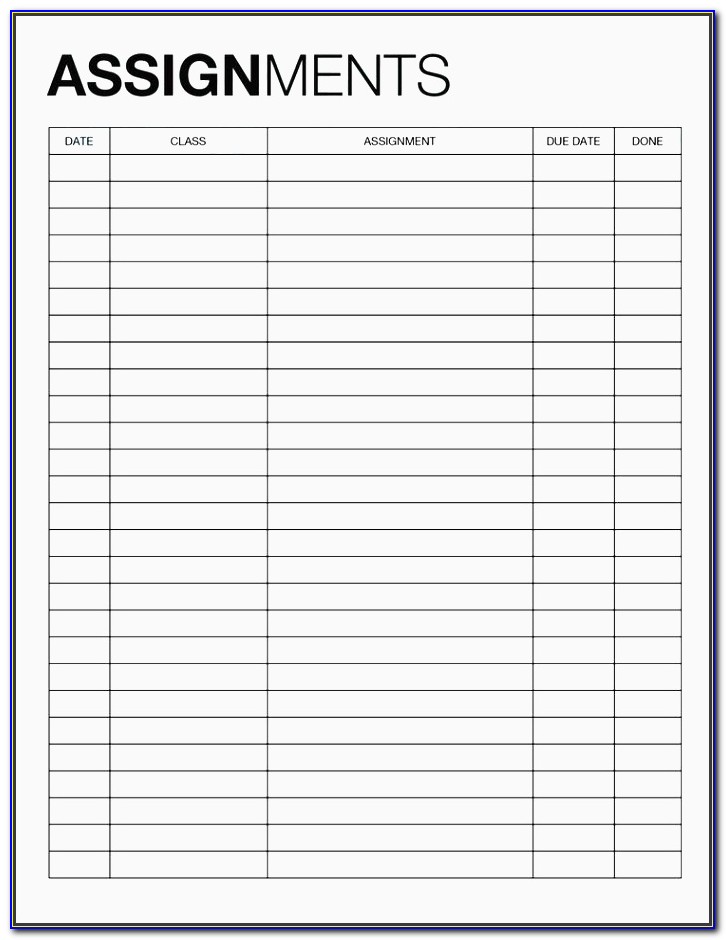 Free Printable College Student Planner 2018