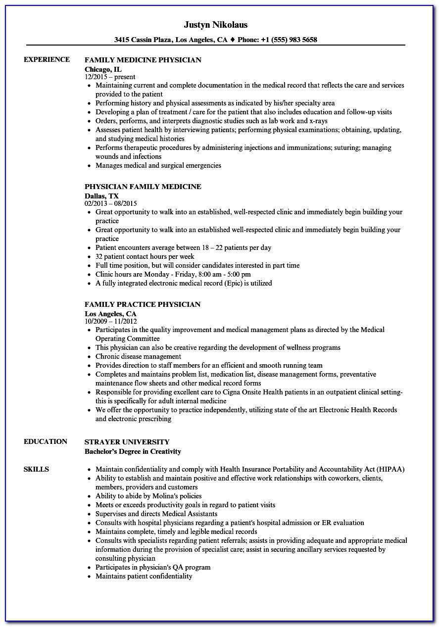 Good Cv Examples For College Students