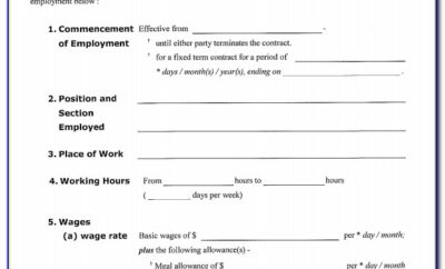 Job Contract Agreement Template