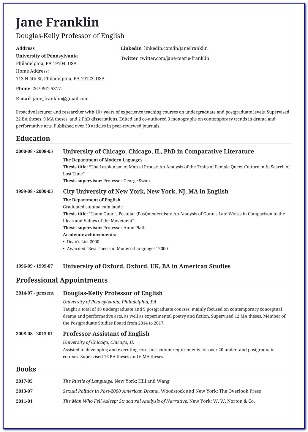 Resume Format For College Students