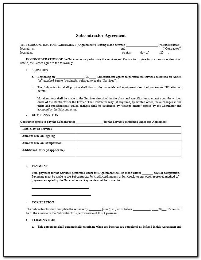 Sample Contract For Borrowing Money