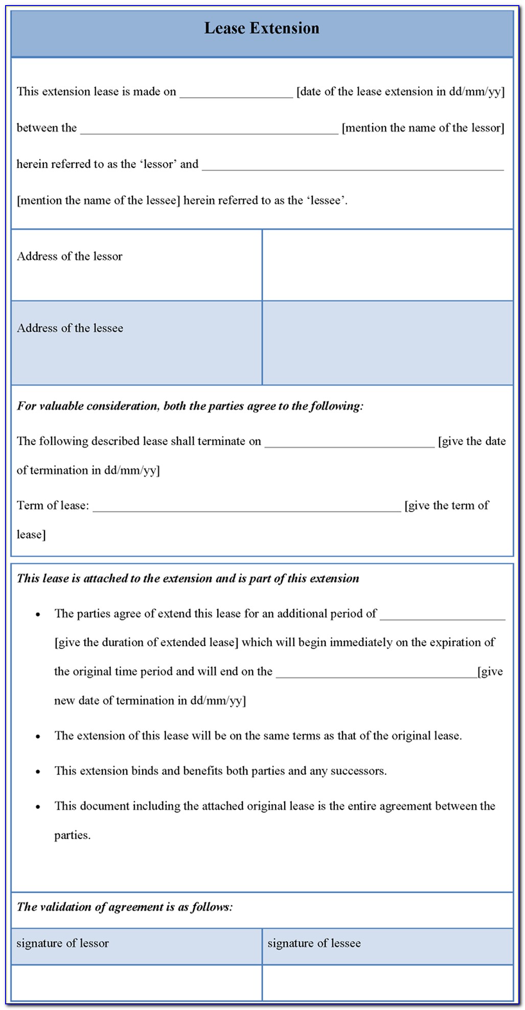 Standard Commercial Lease Agreement Template South Africa