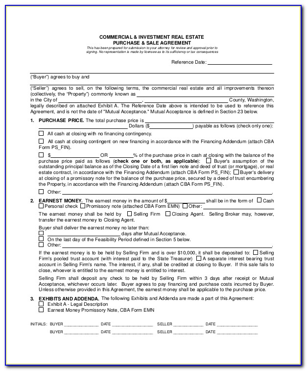 Texas Real Estate Commission Commercial Lease Form