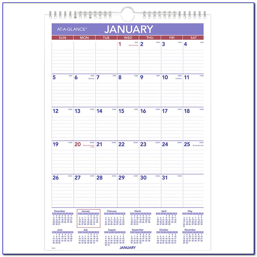 2016 Editable Calendar Template